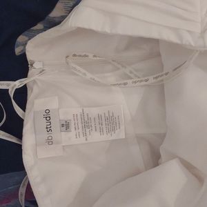 Wedding dress, size 18,made by db studio (white)